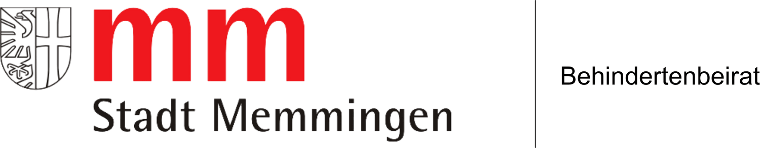 Das Logo des Behindertenbeirats Memmingen